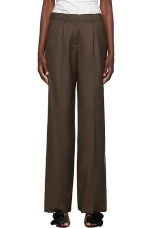 MAGDA BUTRYM Wide Leg Tailored Wool Trousers
