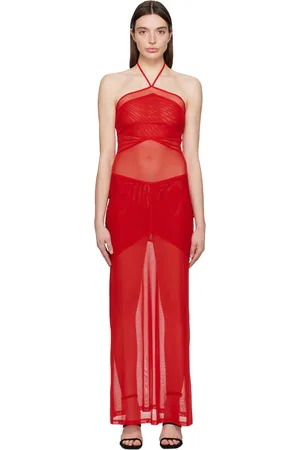 Miaou Red Serena Maxi Dress
