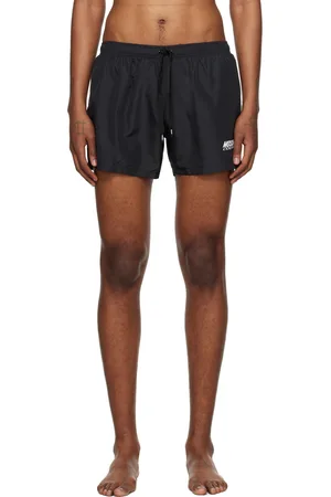 Moschino Black Drawstring Swim Shorts