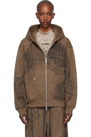 Feng Chen Wang Deconstruction Printed Hoodie