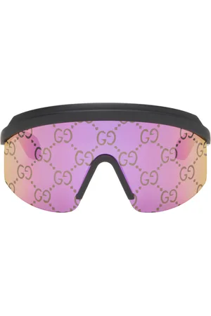 Gucci Black Shield Sunglasses