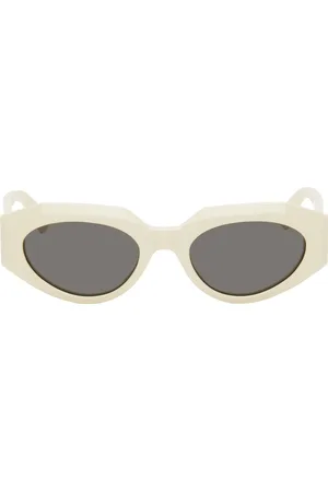 Bottega Veneta Beige Facet Sunglasses