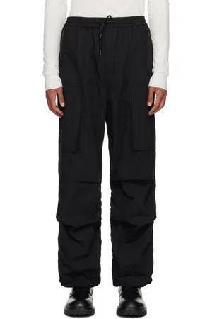 JUUN.J Black Puckered Cargo Pants