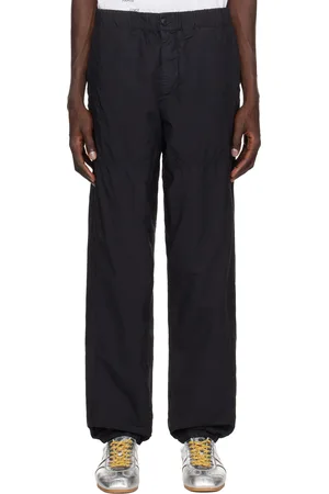 DRIES VAN NOTEN Navy Parachute Trousers