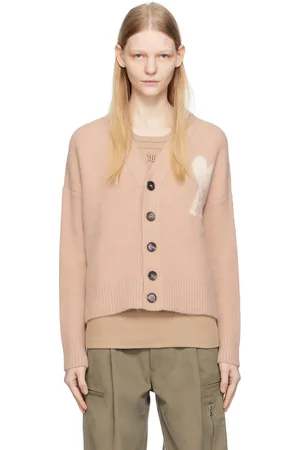 Ami Pink Ami de Cœur Cardigan