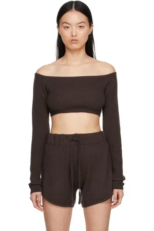 Lisa Yang SSENSE Exclusive Brown Gina Sweater
