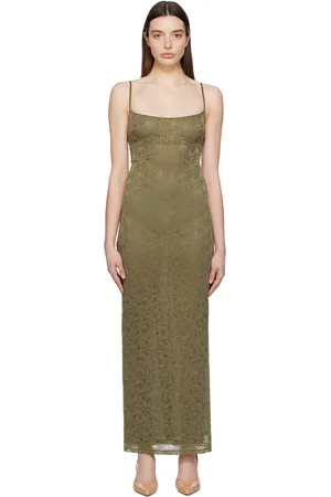 Miaou Green Thais Maxi Dress
