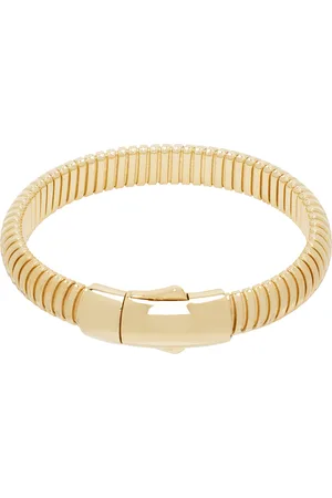 TOM WOOD Gold Tubogas Bracelet