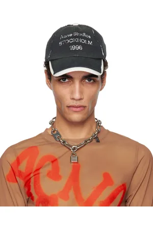 Acne Studios Black Logo Stamp Cap