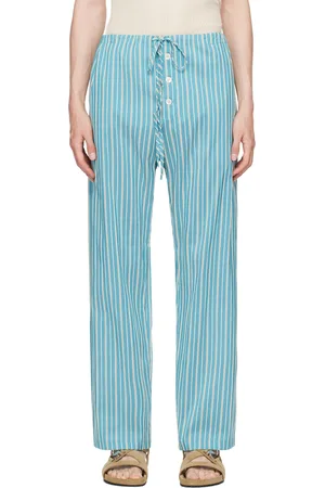 BODE Blue Shore Stripe Trousers