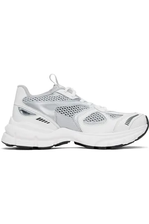 Axel Arigato White & Silver Marathon Runner Sneakers