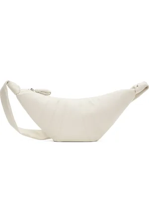 LEMAIRE White Medium Croissant Bag