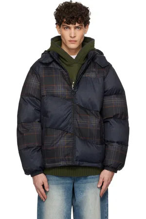 DIME Gray Premium Tweed Puffer Jacket