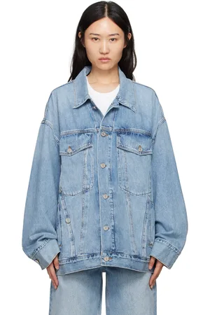 AGOLDE Blue Reworked Wayne Denim Jacket