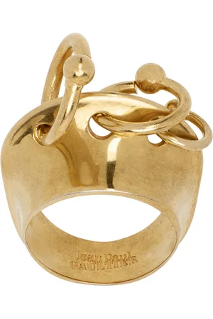 Jean Paul Gaultier Gold Multiple Loops Ring