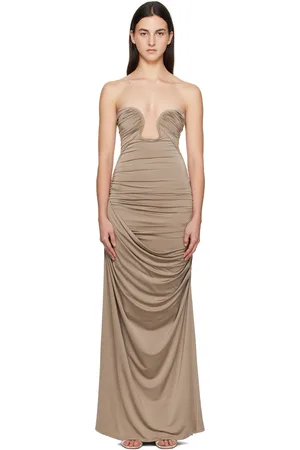 Paris Georgia Taupe Val Maxi Dress