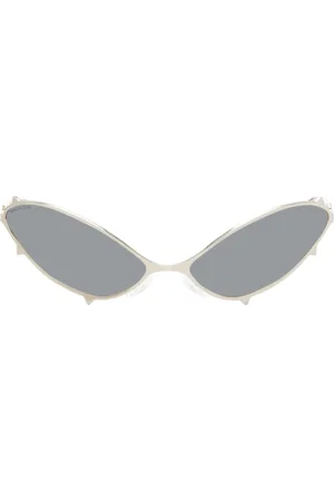 MAUSTEIN Silver Metal Spike Sunglasses