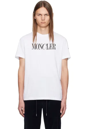 Moncler White Logo-Printed T-Shirt