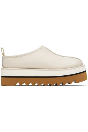 Stella McCartney Off-White Sneak-Elyse Platform Slippers