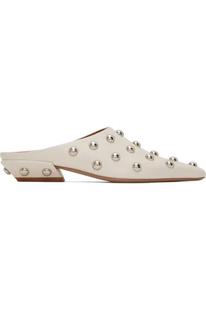 PARIS TEXAS Beige Belle Sabot Loafers