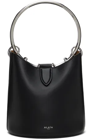 Alaïa Black Ring Medium Bucket Bag