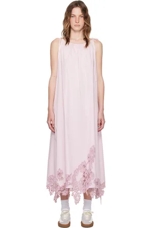 Acne Studios Pink Strap Maxi Dress