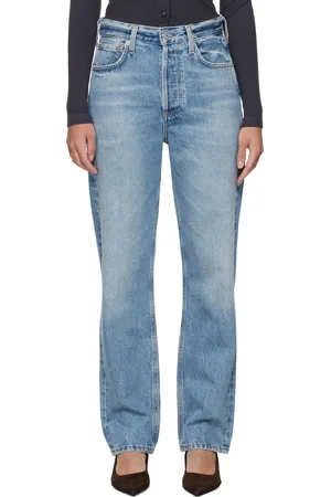 Citizens of Humanity Blue Blaine High Rise Straight Jeans