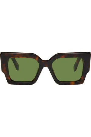 OFF-WHITE Brown & Black Catalina Sunglasses