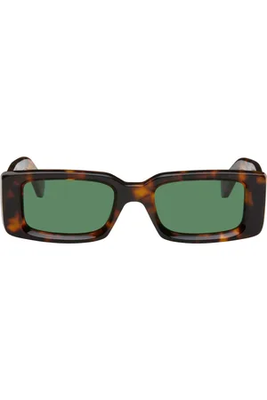 OFF-WHITE Brown & Black Arthur Sunglasses