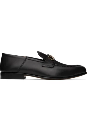 Salvatore Ferragamo Black Ottone Loafers