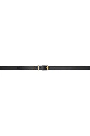 The Row Black Metallic Loop Belt