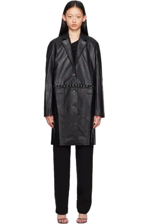 Paris Georgia Tailored Faux-Leather Jacket
