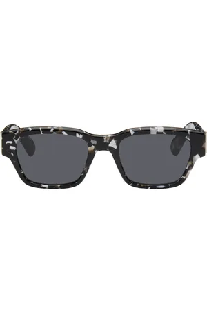 Ami Black & White Ami De Coeur Sunglasses