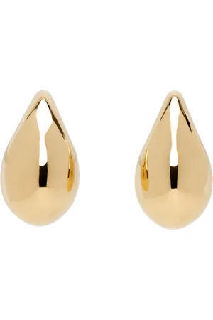 Bottega Veneta Gold Large Drop Earrings