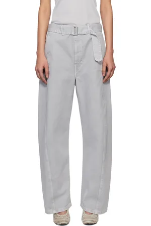 LEMAIRE Blue Twisted Belted Jeans