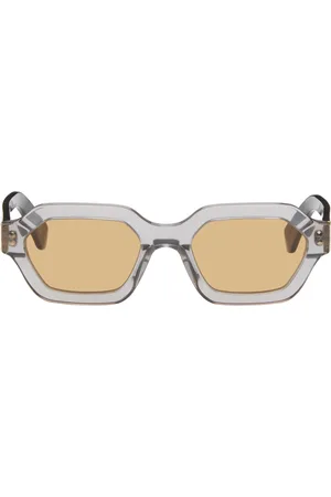 Retrosuperfuture Gray & Black Pooch Stilo Sunglasses