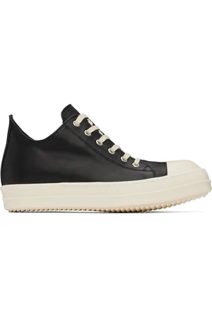 Rick Owens Black Porterville Low Sneaks Sneakers