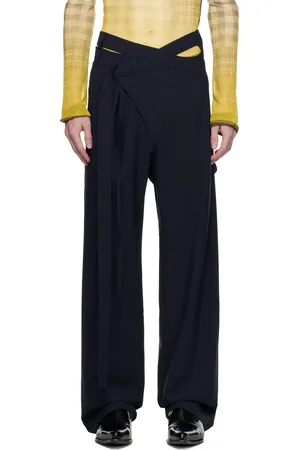 OTTOLINGER Navy Wrap Trousers