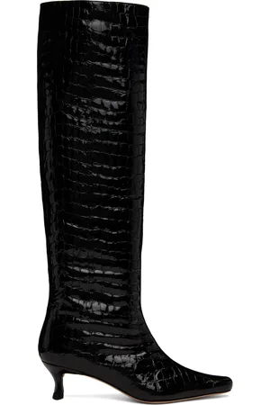 By Far Black Kitten Stevie 42 Tall Boots