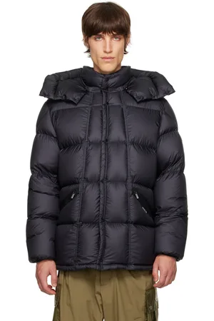 Moncler Navy Quilted Down Jacket