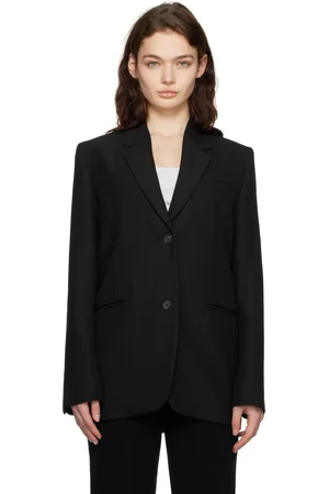Totême Black Tailored Suit Blazer