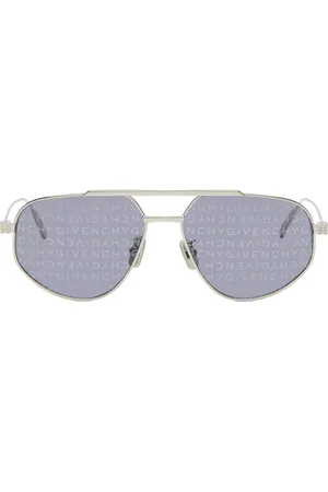 Givenchy Silver GV Speed Sunglasses