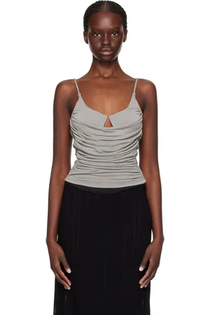 Paris Georgia SSENSE Exclusive Taupe Otto Tank Top