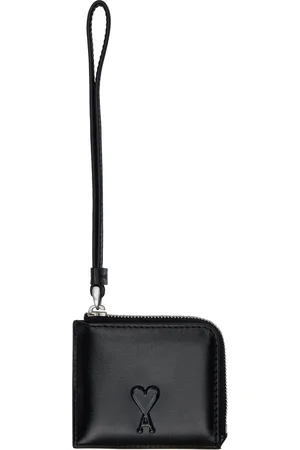 Ami Black Ami de Cœur Mini Coin Wallet