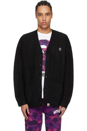 BAPE One Point Hairly Yarn Cardigan