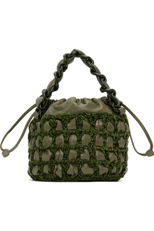 By Far Khaki Cass Bag