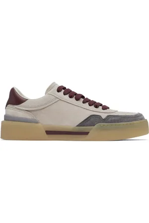 Dolce & Gabbana Taupe New Roma Sneakers
