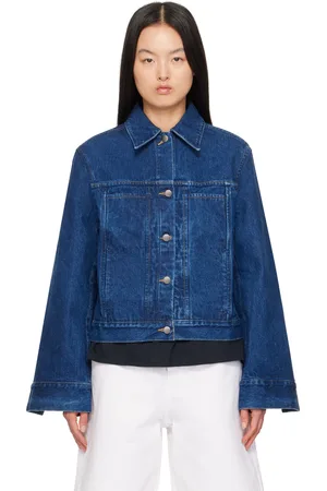 STUDIO NICHOLSON Blue Tahoe Denim Jacket