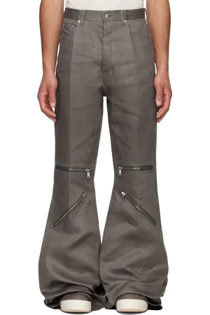 Rick Owens Gray Hollywood Bolan Cargo Pants