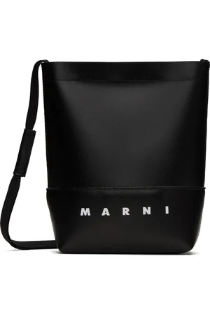 Marni Black Shoelace Strap Bag